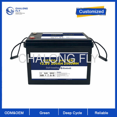 12V 400Ah LiFePO4 RV-batterij met 5120Wh Hoge capaciteit 6000+ Cycle Life en IP67 waterdicht voor off-grid camping
