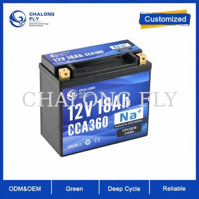12,8V 18Ah 360CCA LiFePO4 Motorfiets Startaccu voor Powersports Toepassingen