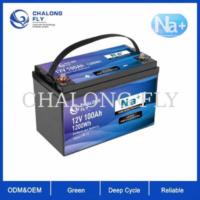 12V 100Ah laagtemperatuur natrium-ioon diep cyclusbatterij voor winter camper en off-grid stroom