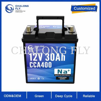 12.8V 30Ah 400CCA Natrium-Ion Jet Ski en Visboot Startaccu