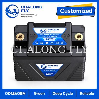 12.8V 3.2Ah LiFePO4 Motorfiets Startaccu 192A voor 4–7Ah Loodzuur Vervanging